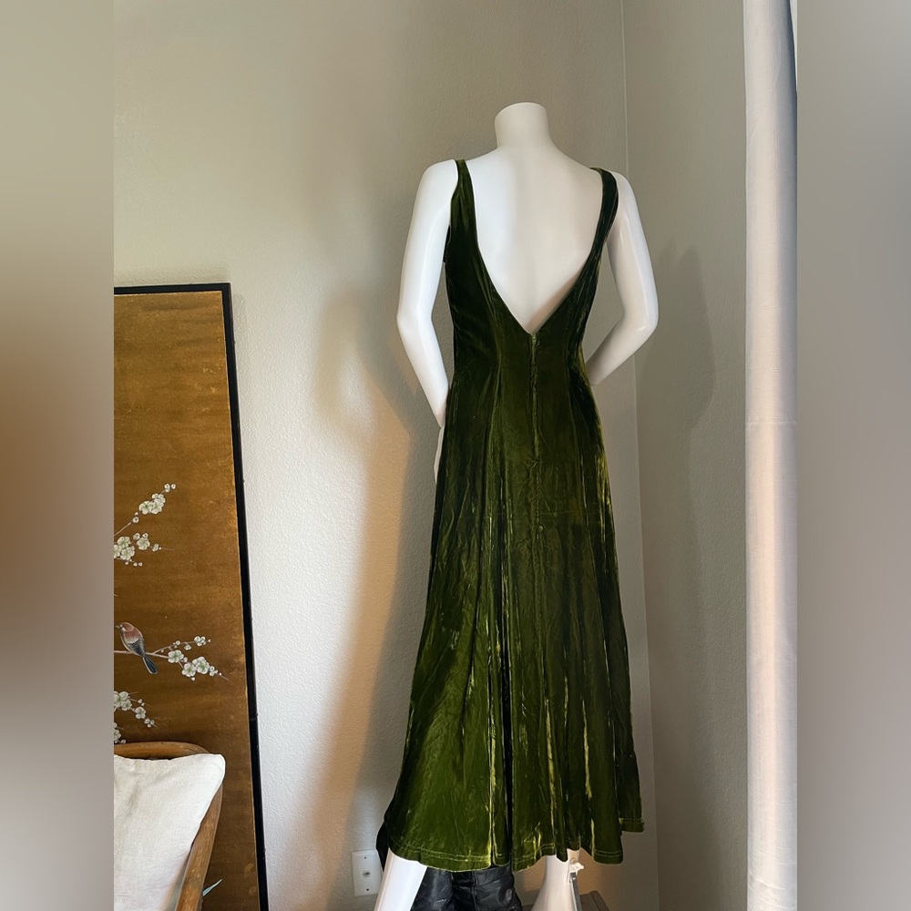 RARE! 80’s Betsey Johnson Punk label,crushed velvet dress - Picture 3 of 15